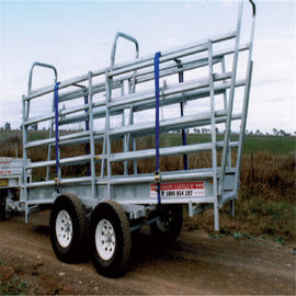 Αυστραλιανή γαλβανισμένη κεκλιμένη ράμπα φόρτωσης βοοειδών/κινητή εγκατάσταση κεκλιμένων ραμπών φόρτωσης βοοειδών εύκολη