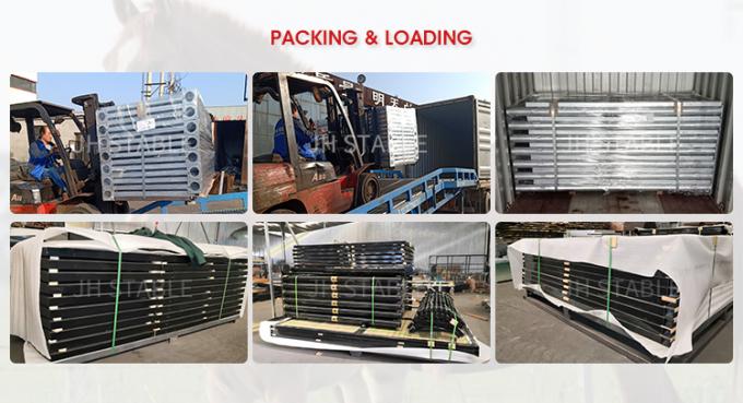 Πλαίσιο χάλυβα 2.2m προκατασκευασμένη αλόγων σταθερή διάβρωση Prroof αλόγων στάβλων φορητή 10