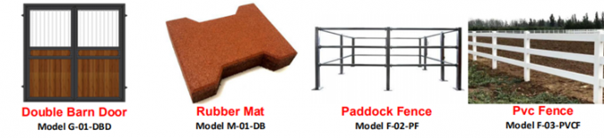 Προκατασκευασμένα κιβώτια προϋπολογισμών μέτωπα στάβλων αλόγων συνήθειας 12 FT έξω από τον πρότυπο προσωρινό 5