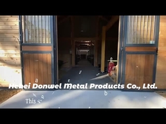 Εσωτερική Shelfter ξύλινη πλήρωση μπαμπού σταύλων αλόγων στεγών ευρωπαϊκή