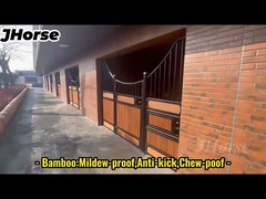 Μακροζωία JH μάρκα άλογο σταθερό κουτί άλογο στέγη μπροστινές πόρτες με ξύλο μπαμπού