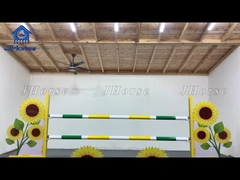 Προσαρμόσιμα άλογα άλματα εξοπλισμός ανθεκτικό PVC χάλυβα κατασκευή