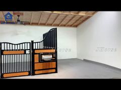 Πλήρως συγκολλημένα ατσάλινα στάβλα αλόγων, μπαμπού / πεύκη γεμισμένα γαλβανισμένα στάβλα αλόγων