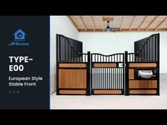 Κιτ Ανοιγόμενης Πόρτας με Περσίδες Μπαμπού για Ευρωπαϊκά Αλογοστάσια