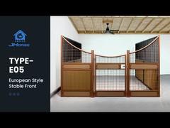 Εξωτερική σανίδα κόντρα πλακέ Ευρωπαϊκών στάβλων αλόγων, πάνελ φράχτη στάβλου με στέγη