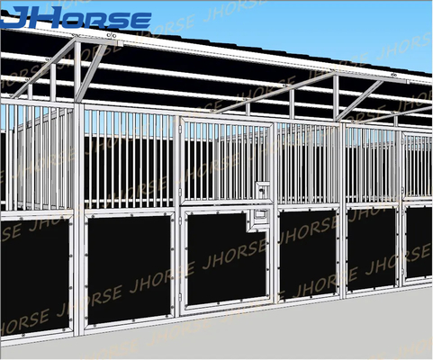 Φορητά προσαρμοσμένα Hdpe Box Stall Front για το κτίριο αχυρώνα