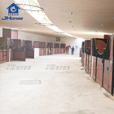 2.2μ Ανθεκτικές στις καιρικές συνθήκες Μπαμπού Πόρτες Εξοπλισμού Αλόγων, Στάβλοι, Σταύλοι, Άλογα, Ξύλινα, Πάνελ Ιππικού Στίβου