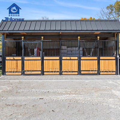European Horse Stalls Fully Customizable With Corrosion Resistant Metal Material